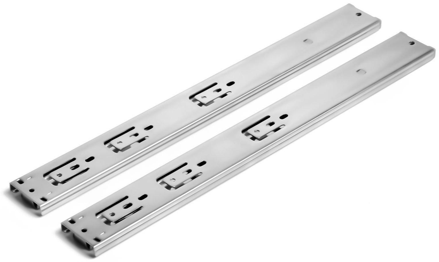 Шариковые направляющие ТУНДРА, с доводчиком 4510, L=400 мм. H=45 мм. 2 шт