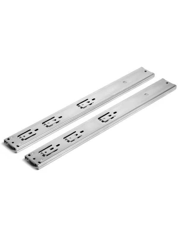 Шариковые направляющие ТУНДРА, с доводчиком 4510, L=400 мм. H=45 мм. 2 шт