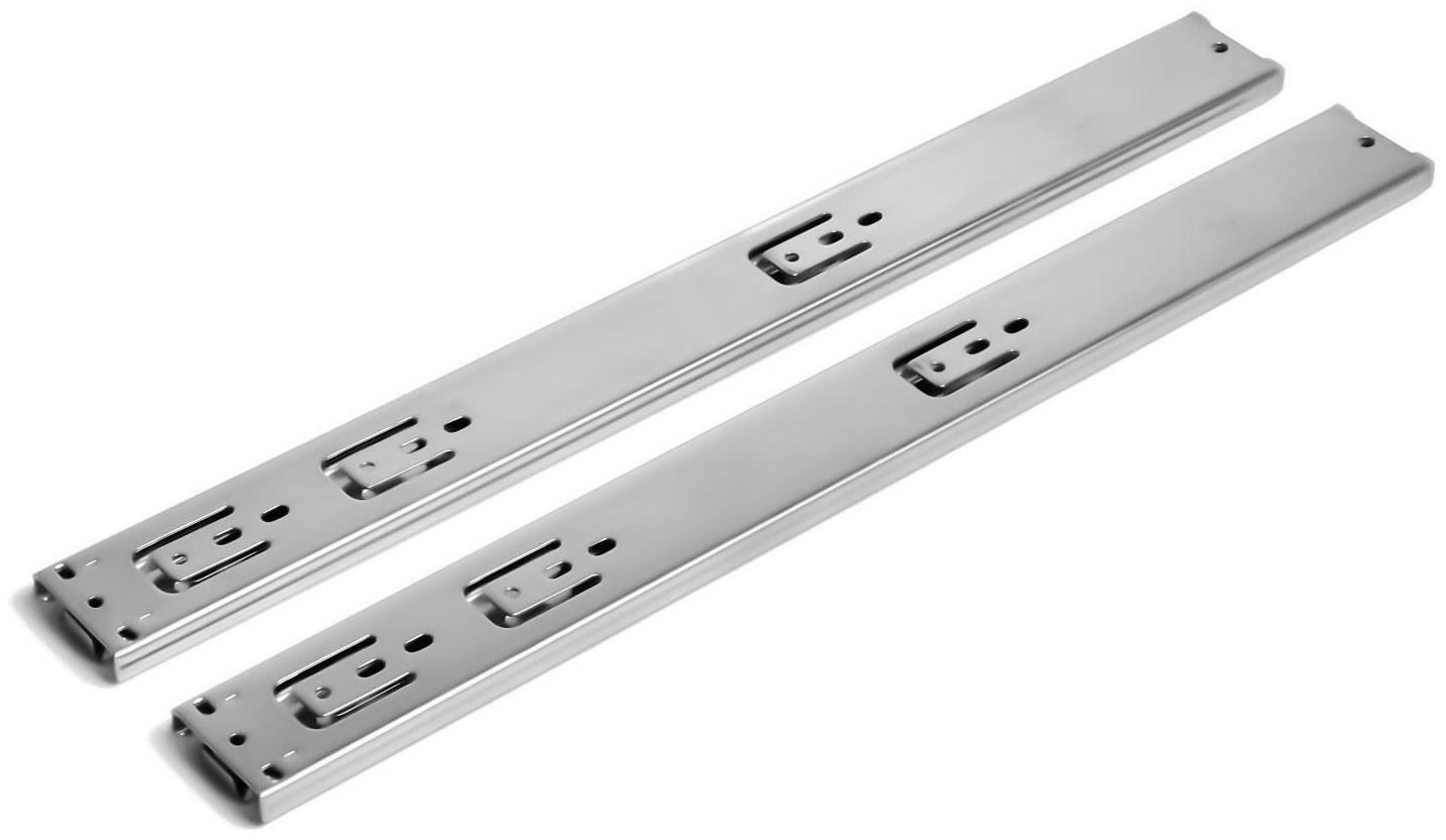 Шариковые направляющие ТУНДРА, с доводчиком 4510, L=450 мм. H=45 мм. 2 шт