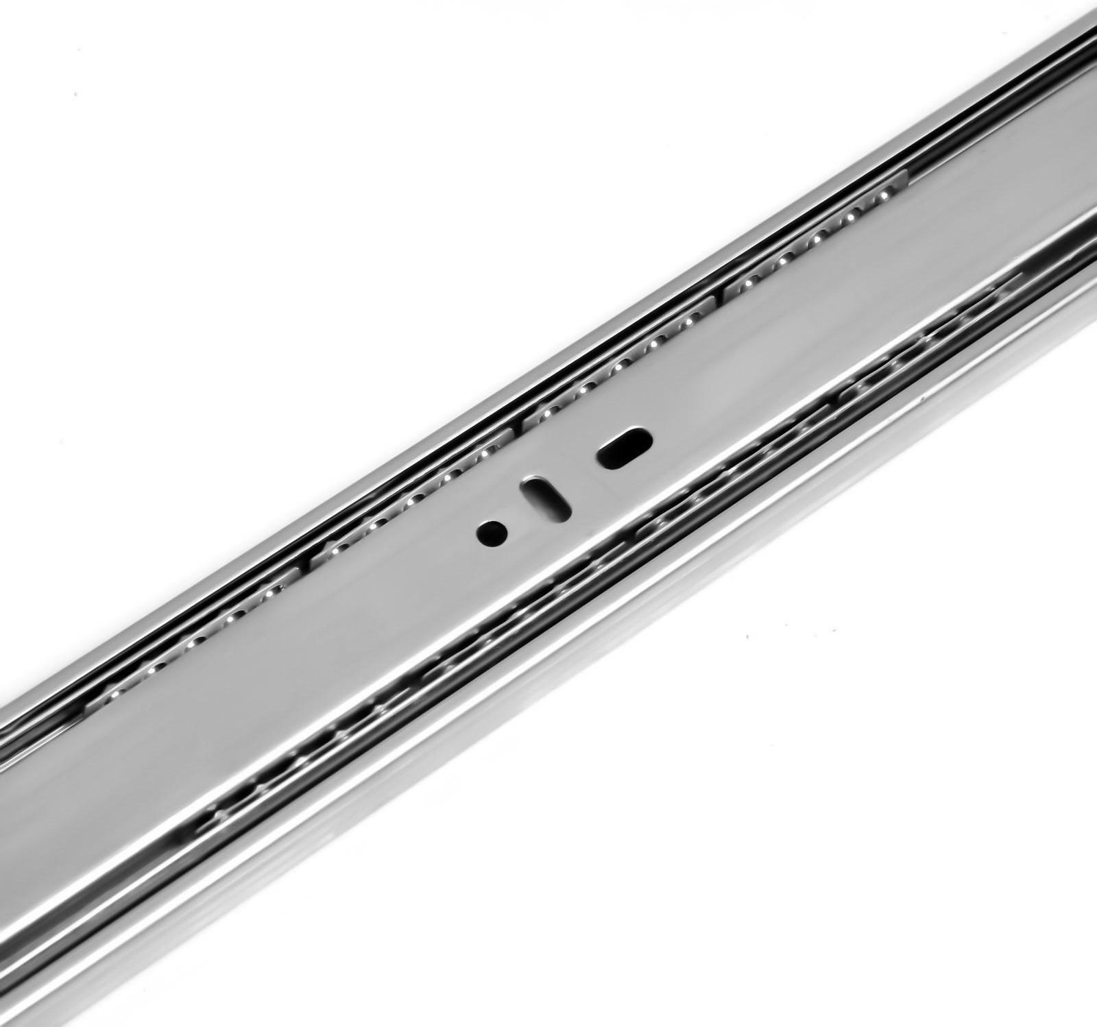 Шариковые направляющие ТУНДРА, с доводчиком 4510, L=450 мм. H=45 мм. 2 шт