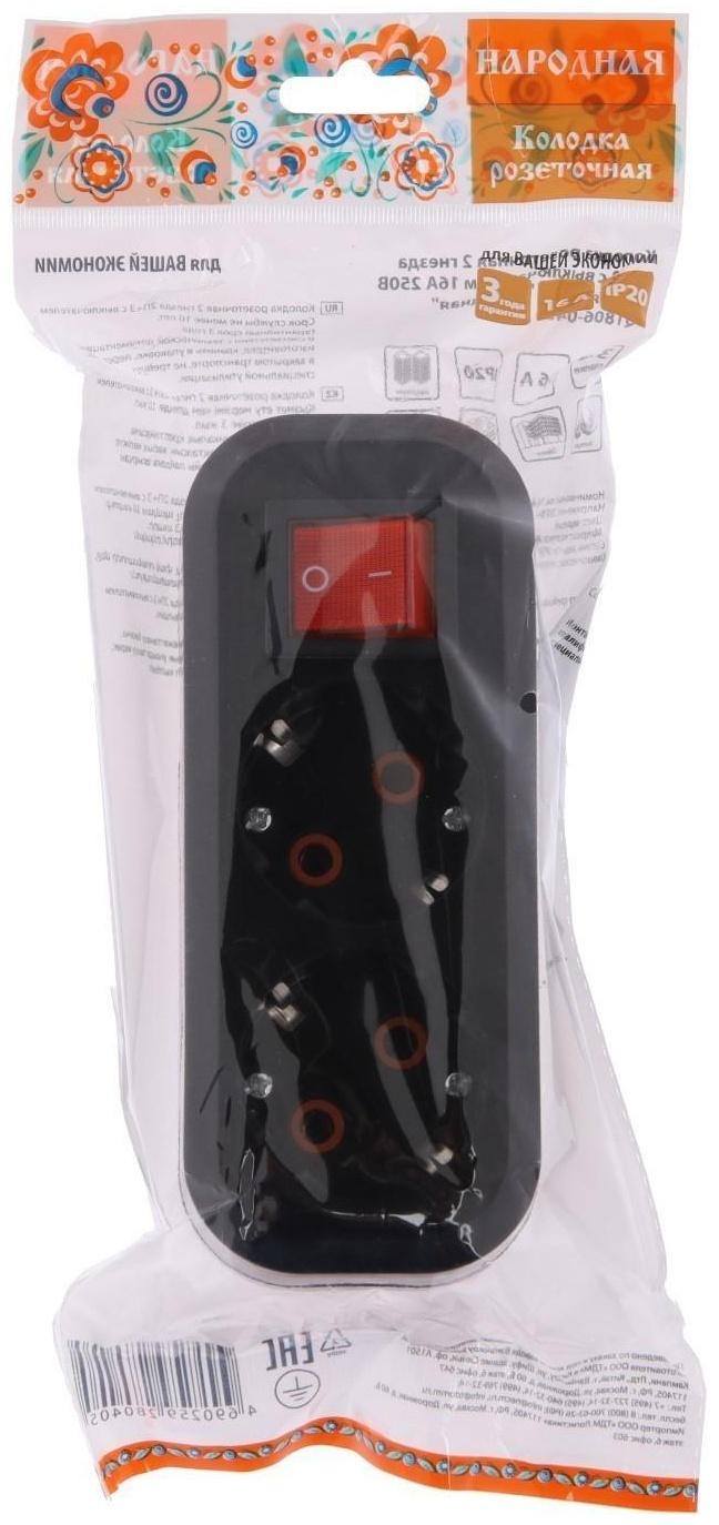 Колодка розеточная TDM 