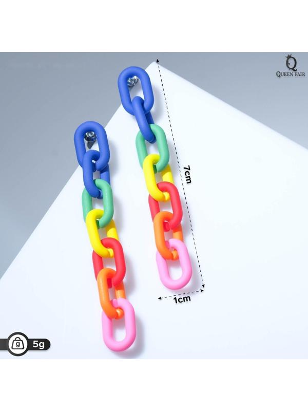 Серьги пластик 