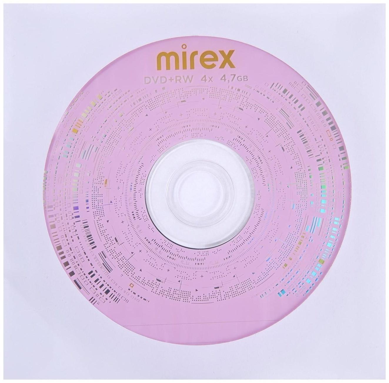 Диск DVD+RW Mirex Brand, 4x, 4.7 Гб, конверт, 1 шт