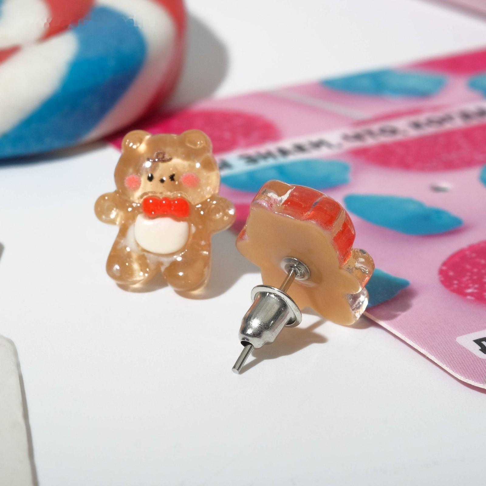 Серьги пластик 