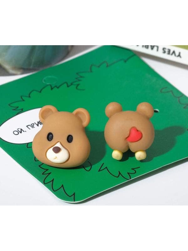 Серьги пластик 