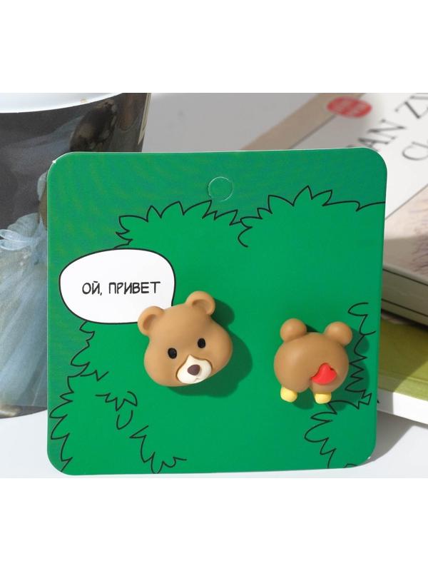 Серьги пластик 