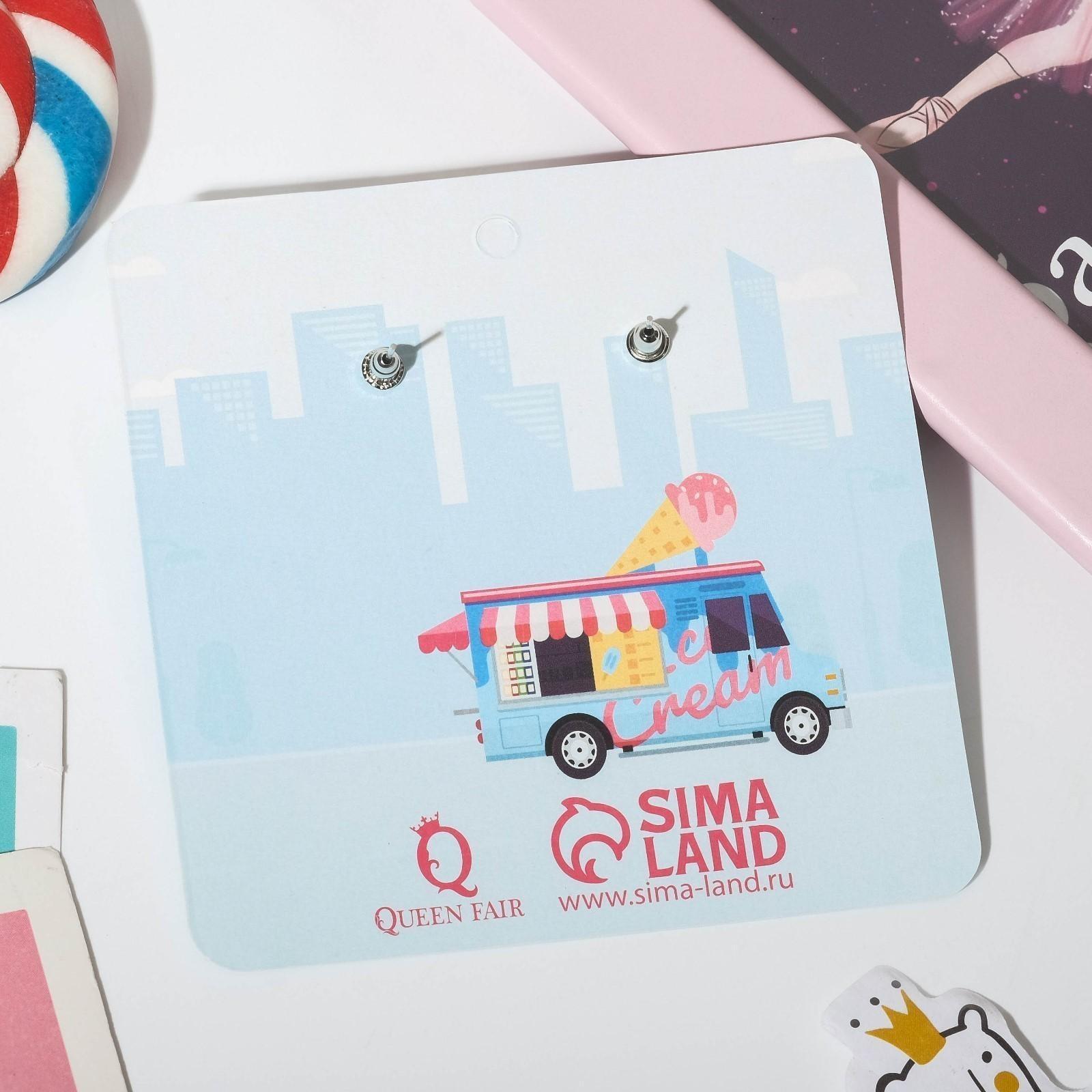 Серьги пластик 