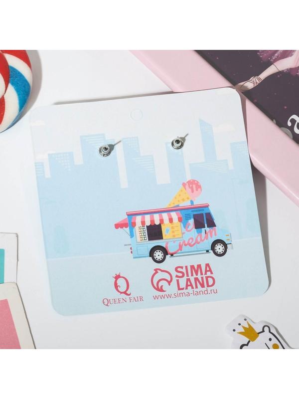 Серьги пластик 