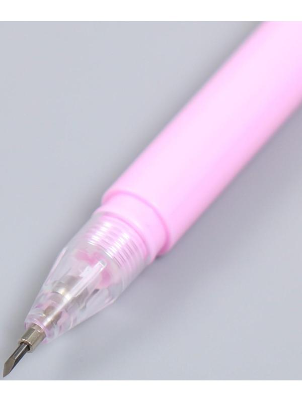 Нож для бумаги + ручка гелиевая двусторонний 