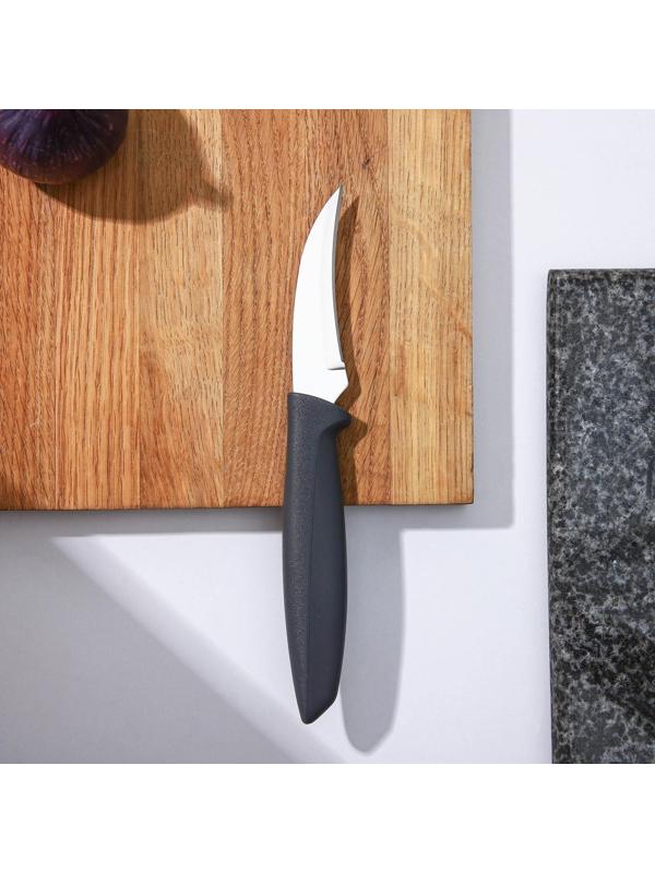 Нож кухонный Tramontina Plenus, для овощей, лезвие 7,5 см, цвет серый