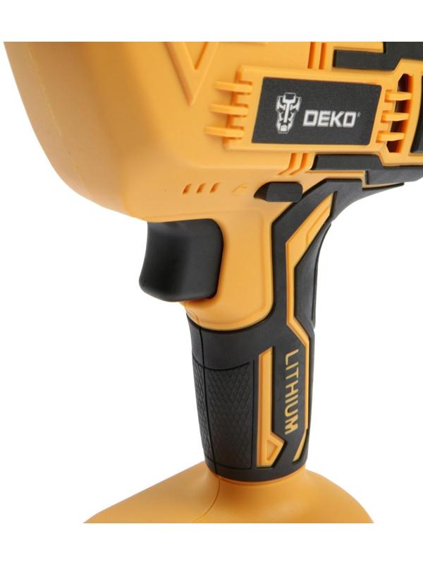 Пила сабельная аккумуляторная DEKO DKRS20-Li, 20 В, 2 Ач,2600 об/мин, ход 15 мм