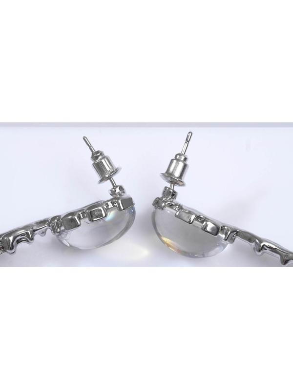 Серьги под натуральный камень 