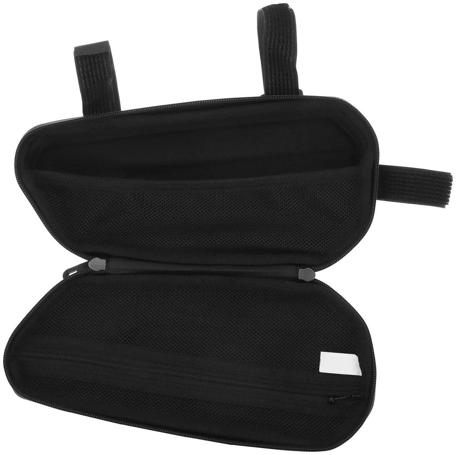 Велосумка под раму, жёсткая, цвет чёрный