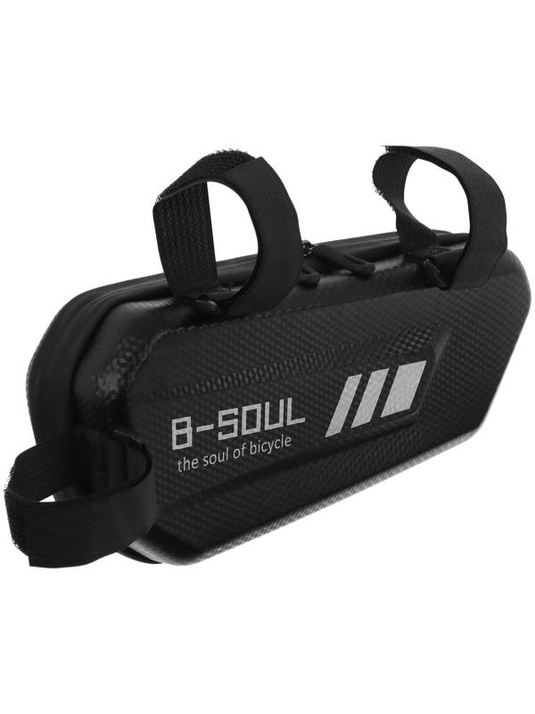 Велосумка под раму, жёсткая, цвет чёрный