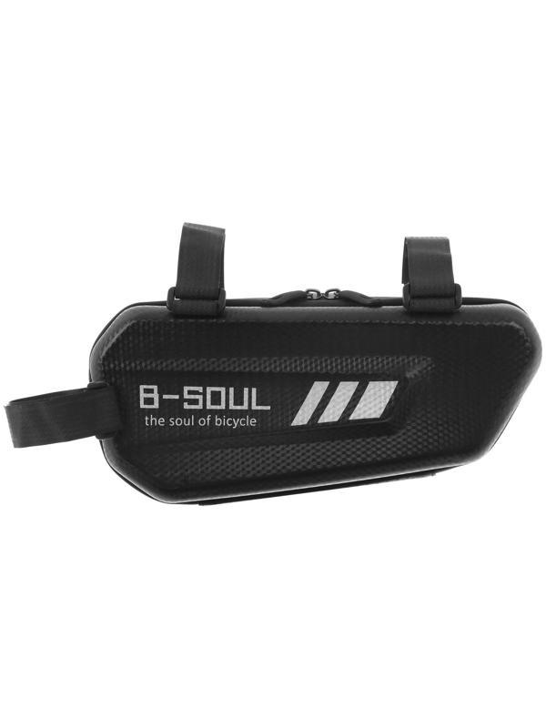 Велосумка под раму, жёсткая, цвет чёрный