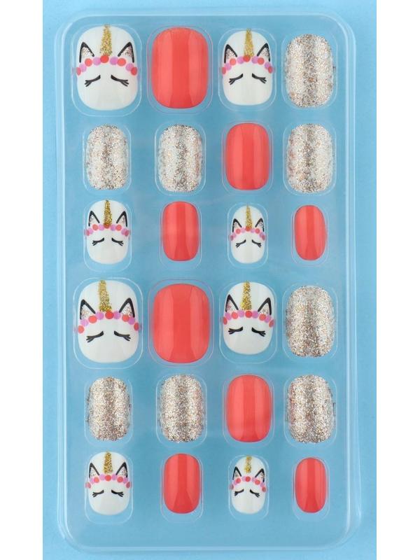 Детские накладные ногти «Бриллиантовые ноготки», 24 шт