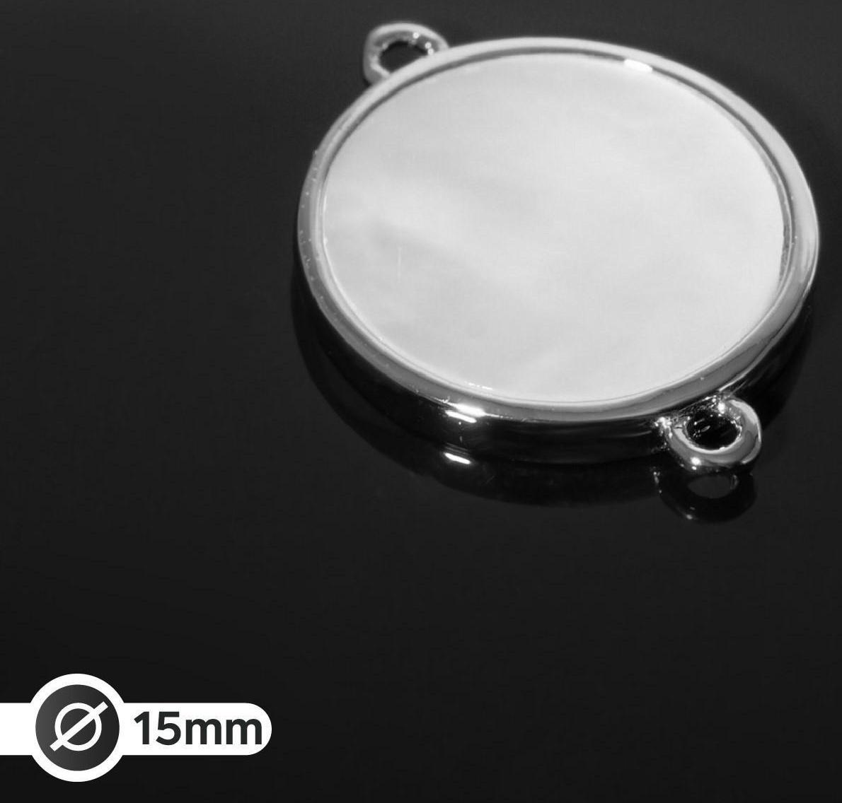 Коннектор родированный 