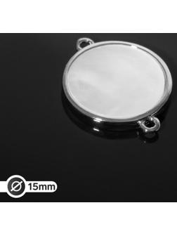 Коннектор родированный 