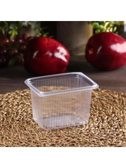 Контейнер одноразовый «Южуралпак», 115×90×72 мм, КР-12, 350 гр, цвет прозрачный