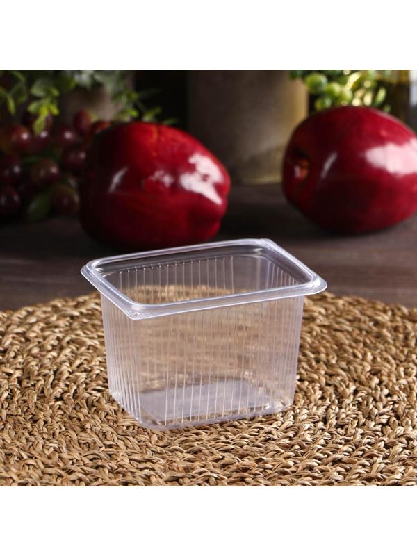 Контейнер одноразовый «Южуралпак», 115×90×72 мм, КР-12, 350 гр, цвет прозрачный