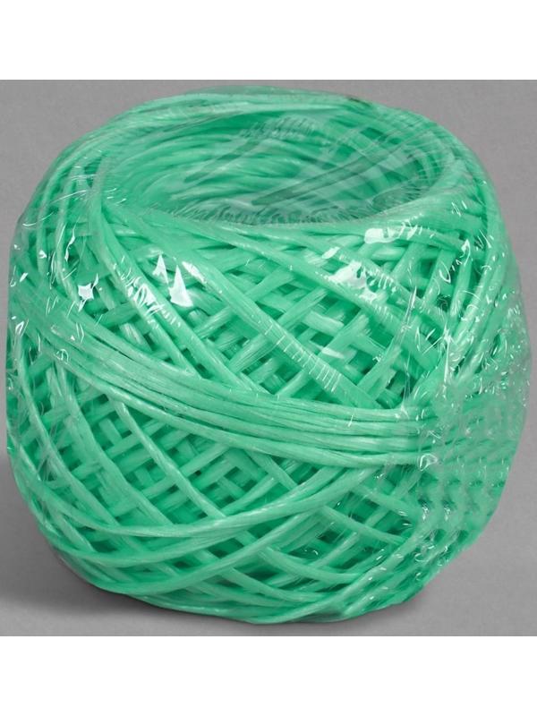 Шпагат для подвязки растений, 50 м, полипропилен, зелёный