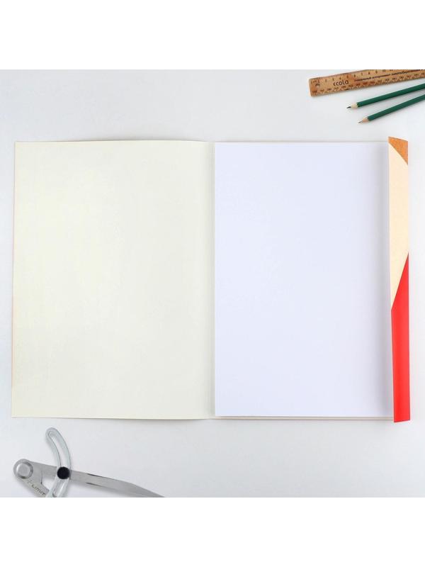 Бумага для черчения А3, 20 листов, без рамки, белизна 100%, 200 г/м², в папке.