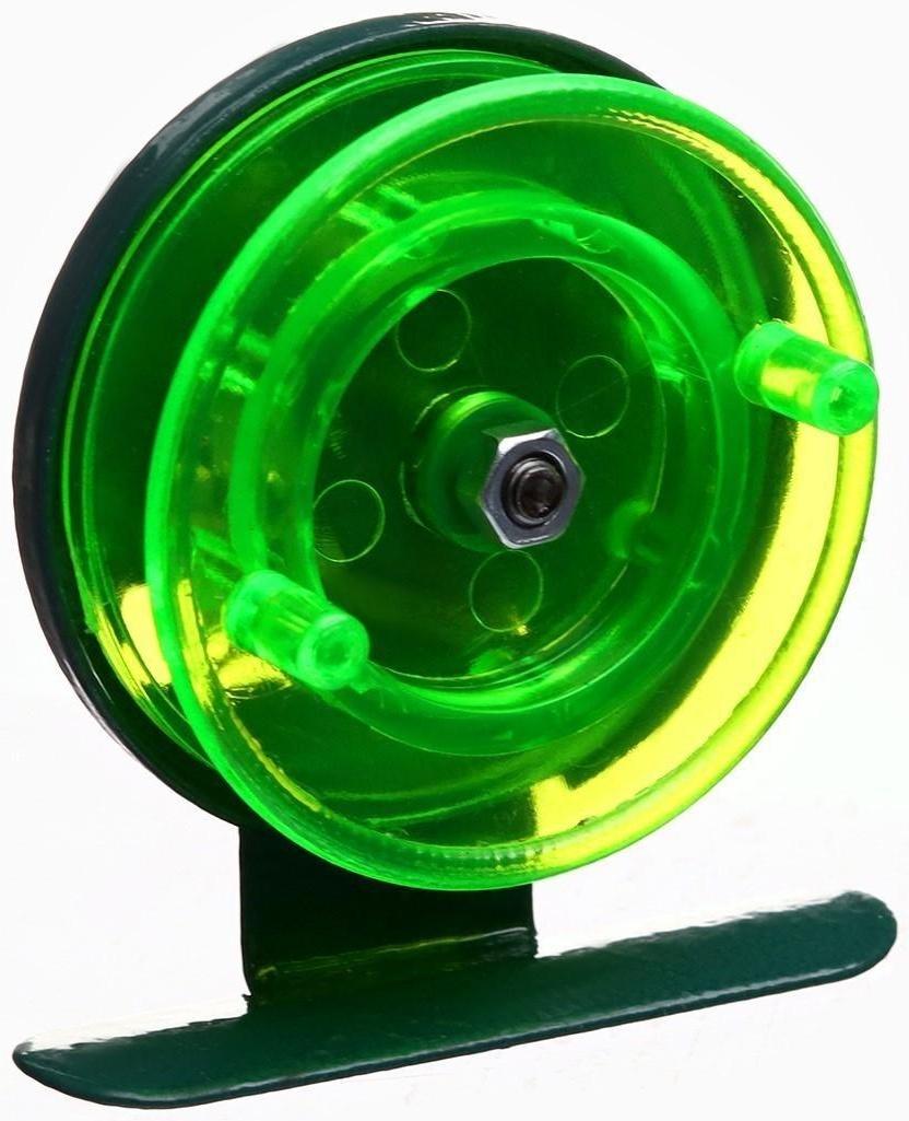 Катушка проводочная Namazu Scoter, пластиковая, 5 см, зеленая