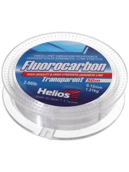 Леска Helios Transparent, диаметр 0.12 мм, тест 1.87 кг, 50 м, прозрачная