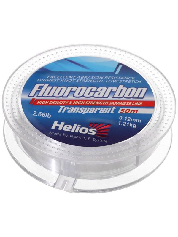 Леска Helios Transparent, диаметр 0.12 мм, тест 1.87 кг, 50 м, прозрачная