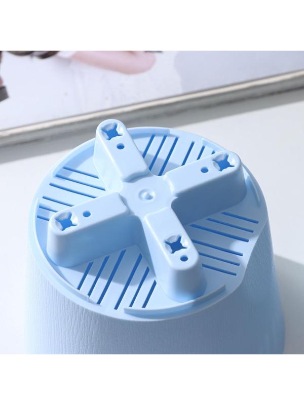 Горшок для цветов с прикорневым поливом «Альянс», 1 л, d=13 см, h=12 см, цвет голубой