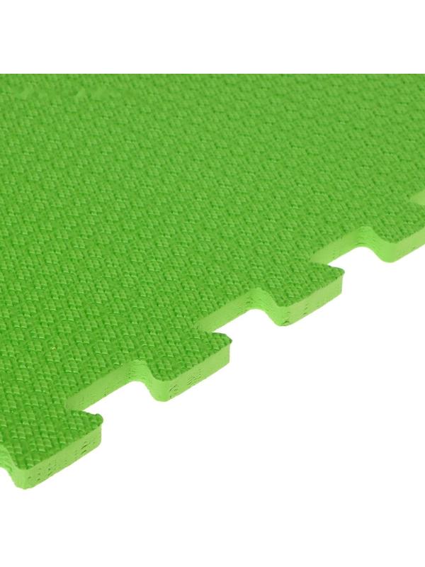 Мягкий пол универсальный «New-накат. Соты», цвет зелёный, 100 × 100 см, 14 мм, 30 шор