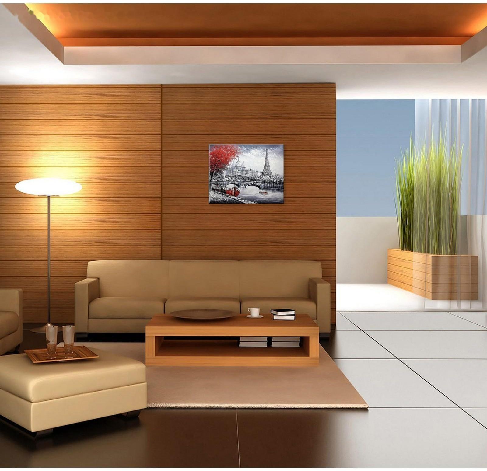 Картина по номерам 40 × 50 см «Парижский пейзаж» 15 цветов