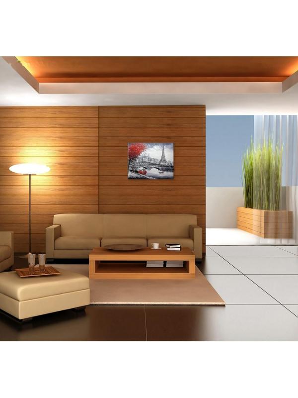 Картина по номерам 40 × 50 см «Парижский пейзаж» 15 цветов