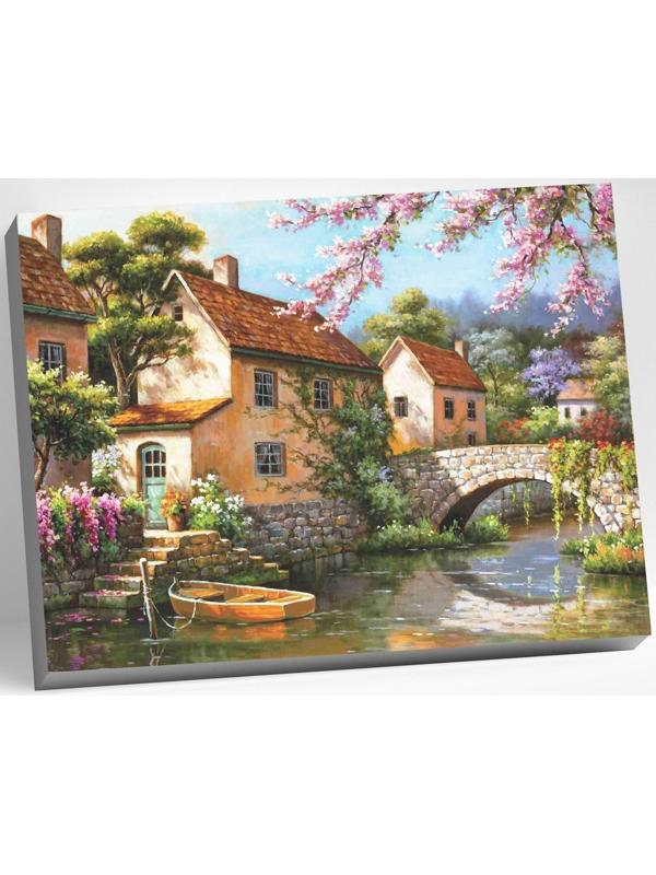 Картина по номерам 40 × 50 см «У канала» 24 цвета