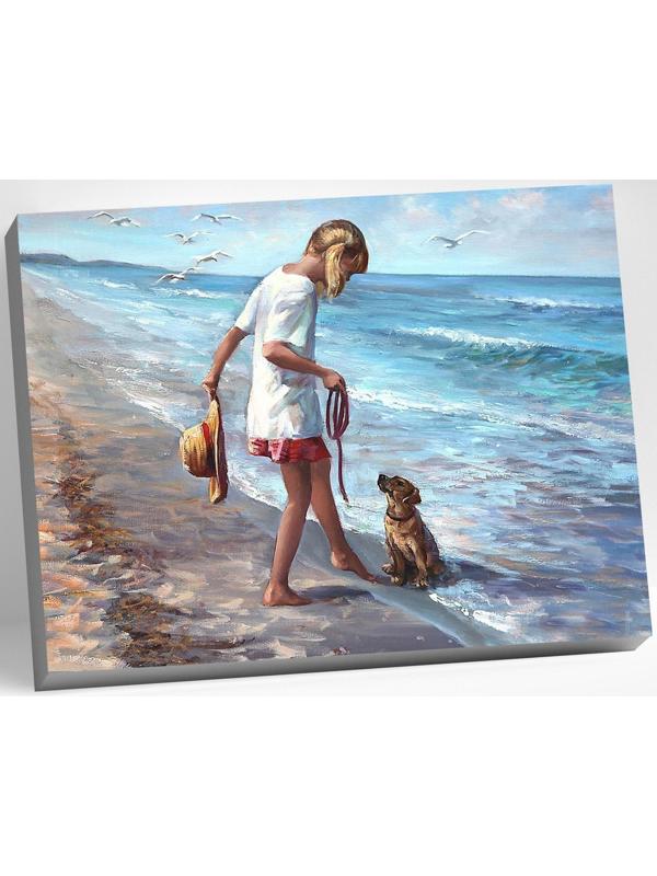 Картина по номерам 40 × 50 см «Ласковое море» 32 цвета