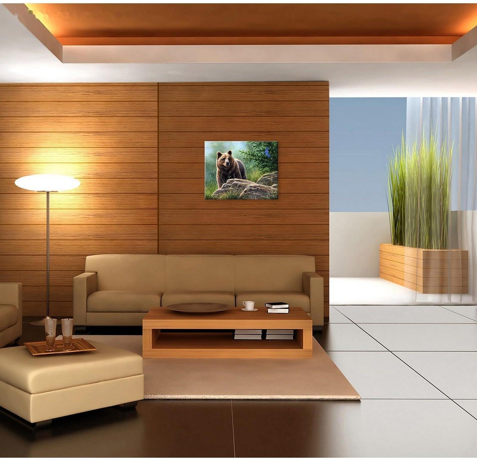 Картина по номерам 40 × 50 см «Сибирский бурый медведь» 20 цветов