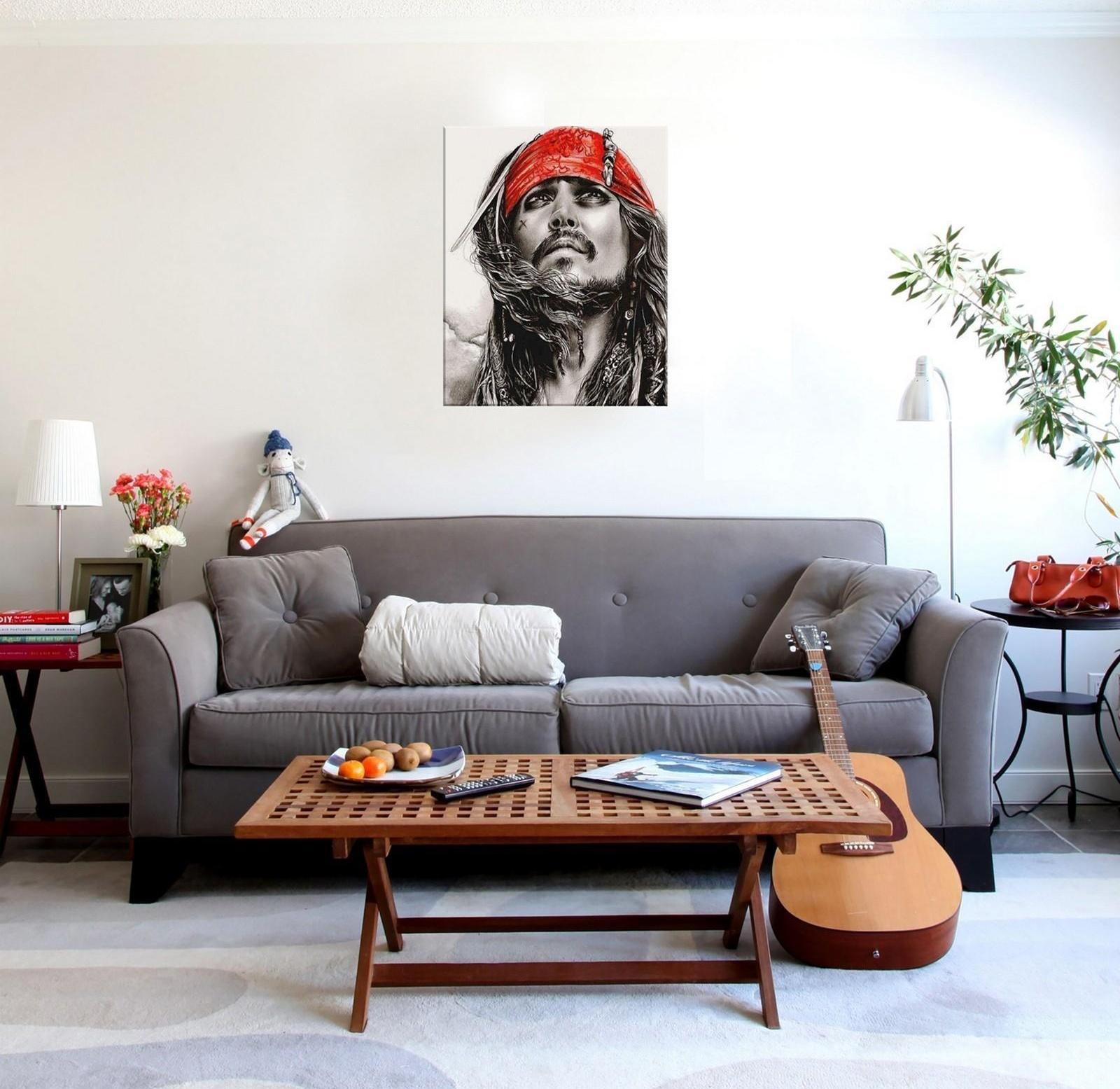 Картина по номерам 40 × 50 см «Капитан Джек-воробей» 11 цветов