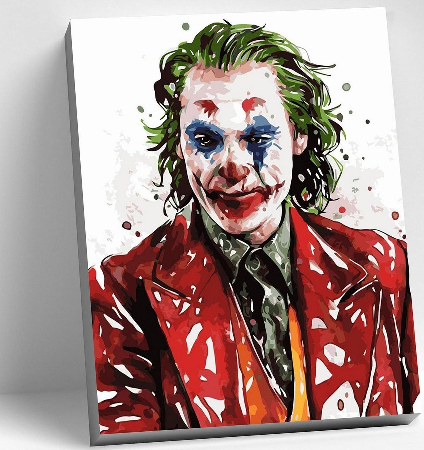 Картина по номерам 40 × 50 см «Поп-арт. Джокер» 21 цвет