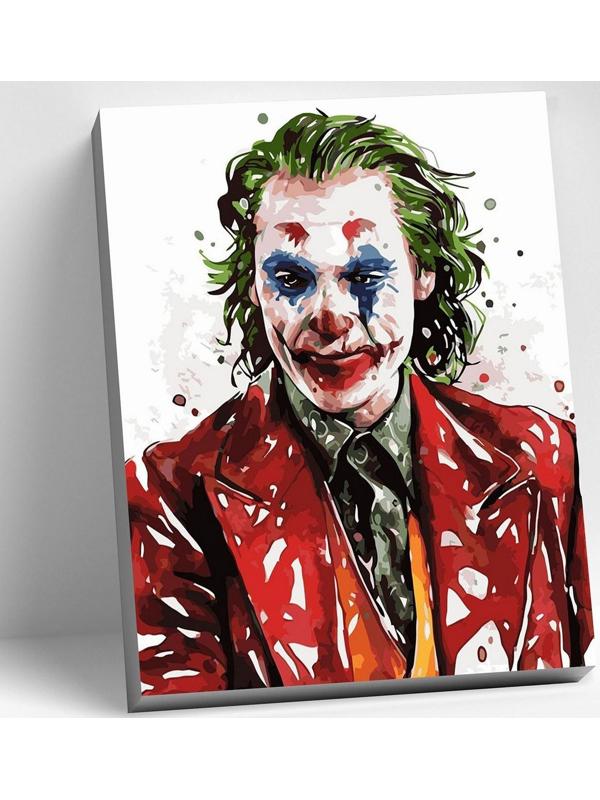 Картина по номерам 40 × 50 см «Поп-арт. Джокер» 21 цвет