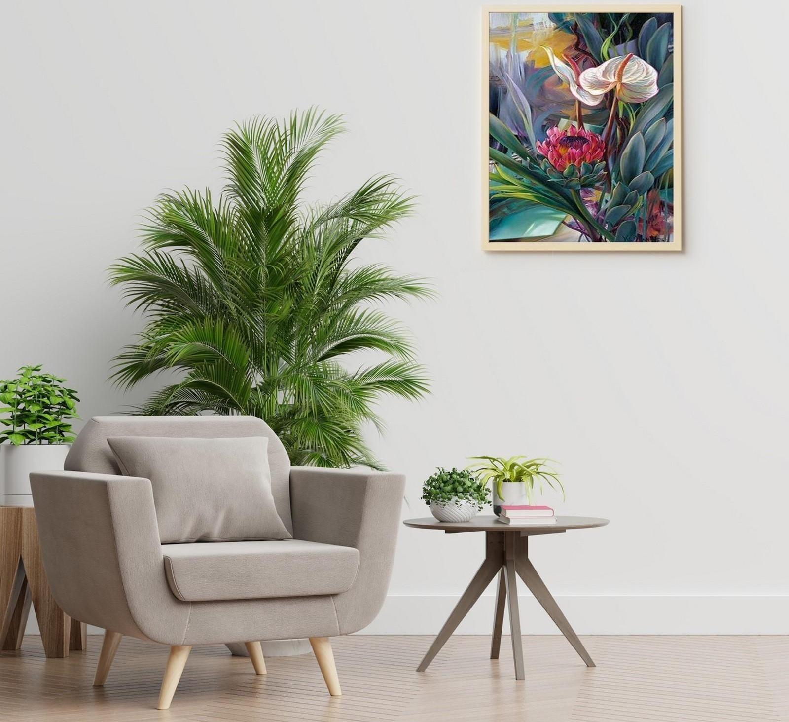 Картина по номерам 40 × 50 см «Тропическое искусство» 31 цвет