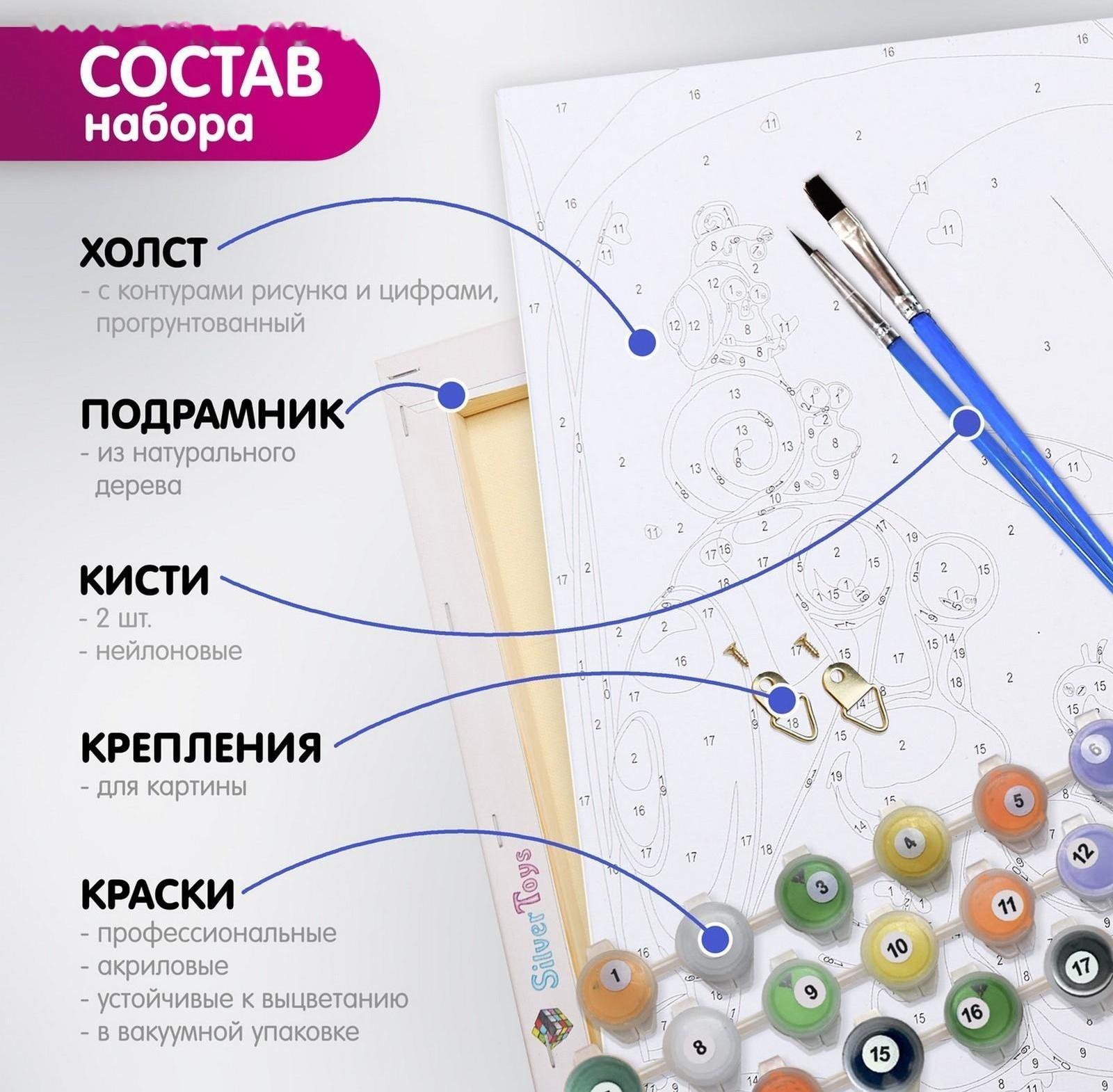 Картина по номерам 40 × 50 см «Тропическое искусство» 31 цвет