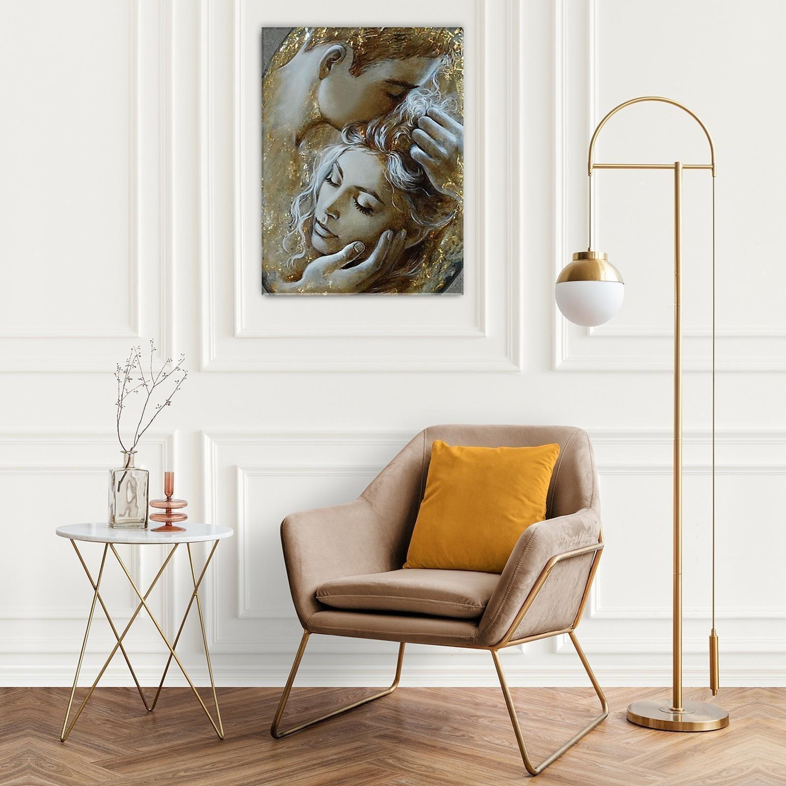 Картина по номерам с поталью 40 × 50 см «Необходимость присутствия» 17 цветов