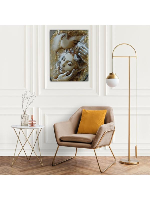 Картина по номерам с поталью 40 × 50 см «Необходимость присутствия» 17 цветов