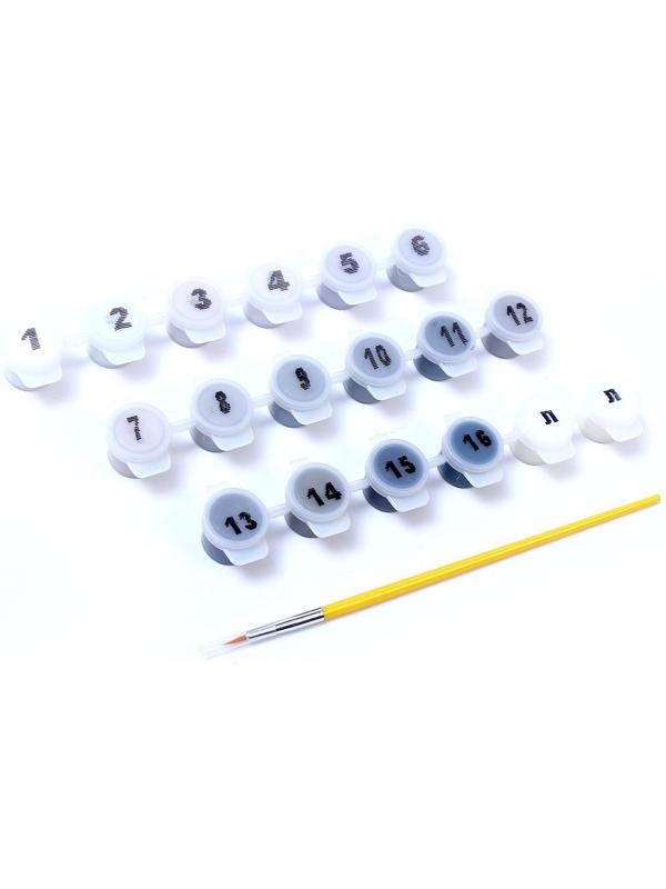 Картина по номерам на картоне 28,5 × 38 см «Танец на площади»