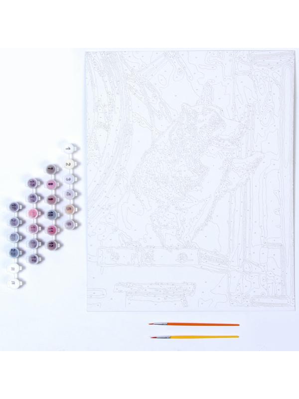 Картина по номерам на картоне 40 × 50 см «Верный друг»