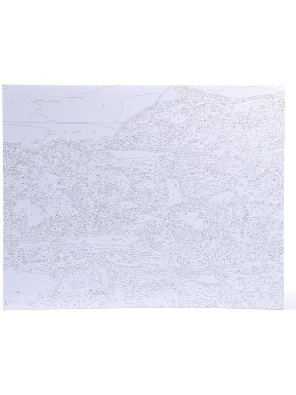 Картина по номерам на картоне 40 × 50 см «Дикое побережье»