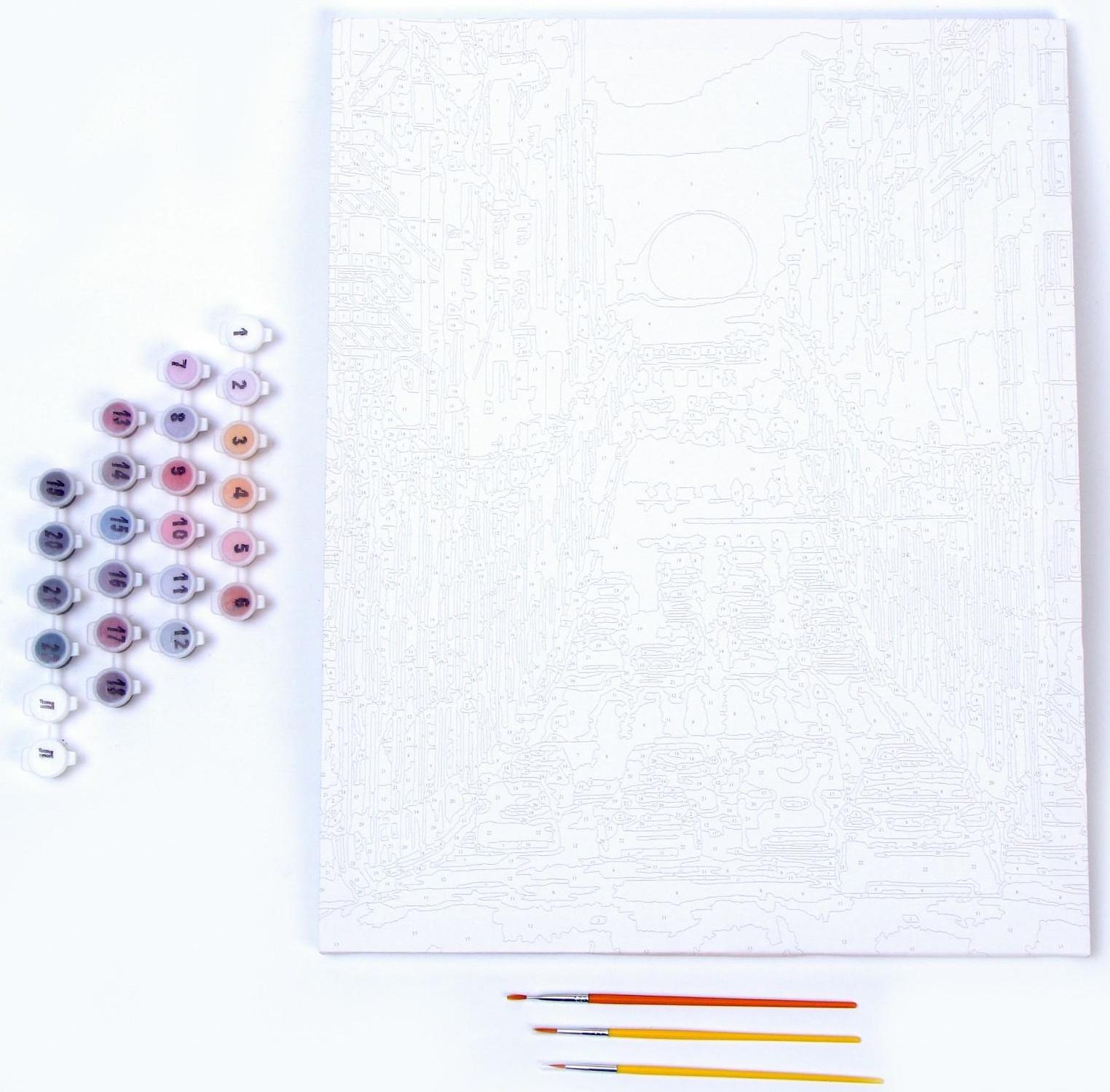 Картина по номерам холст на подрамнике 40 × 50 см «Дорога к солнцу»