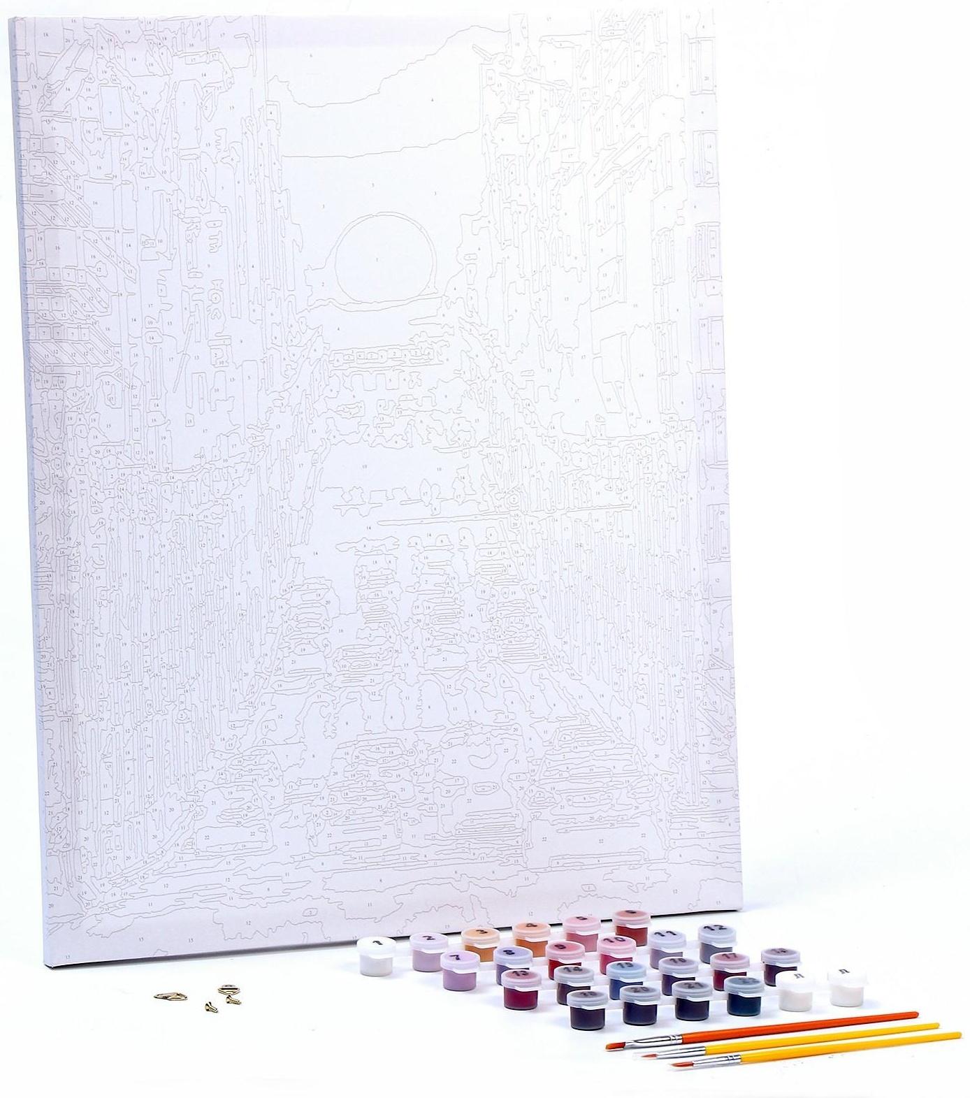 Картина по номерам холст на подрамнике 40 × 50 см «Дорога к солнцу»