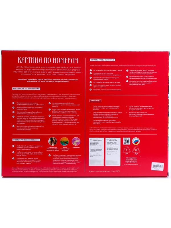 Картина по номерам холст на подрамнике 40 × 50 см «Мостик в саду»
