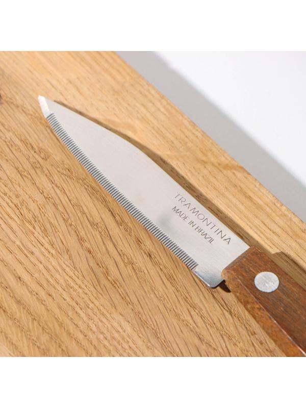 Нож кухонный TRAMONTINA Tradicional, для овощей, с микрозубцами, лезвие 7,5 см, цена за 2 шт